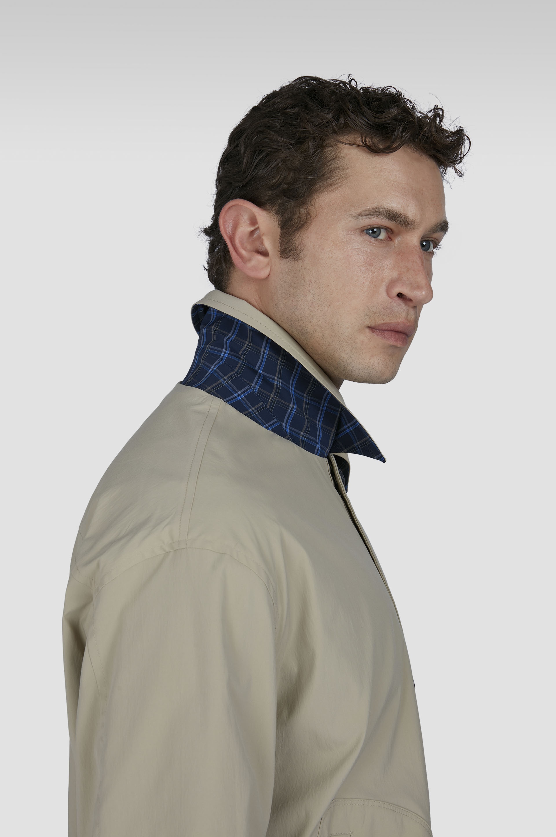 REVERSIBLE JACKET WITH PLAID PATTERN - 6