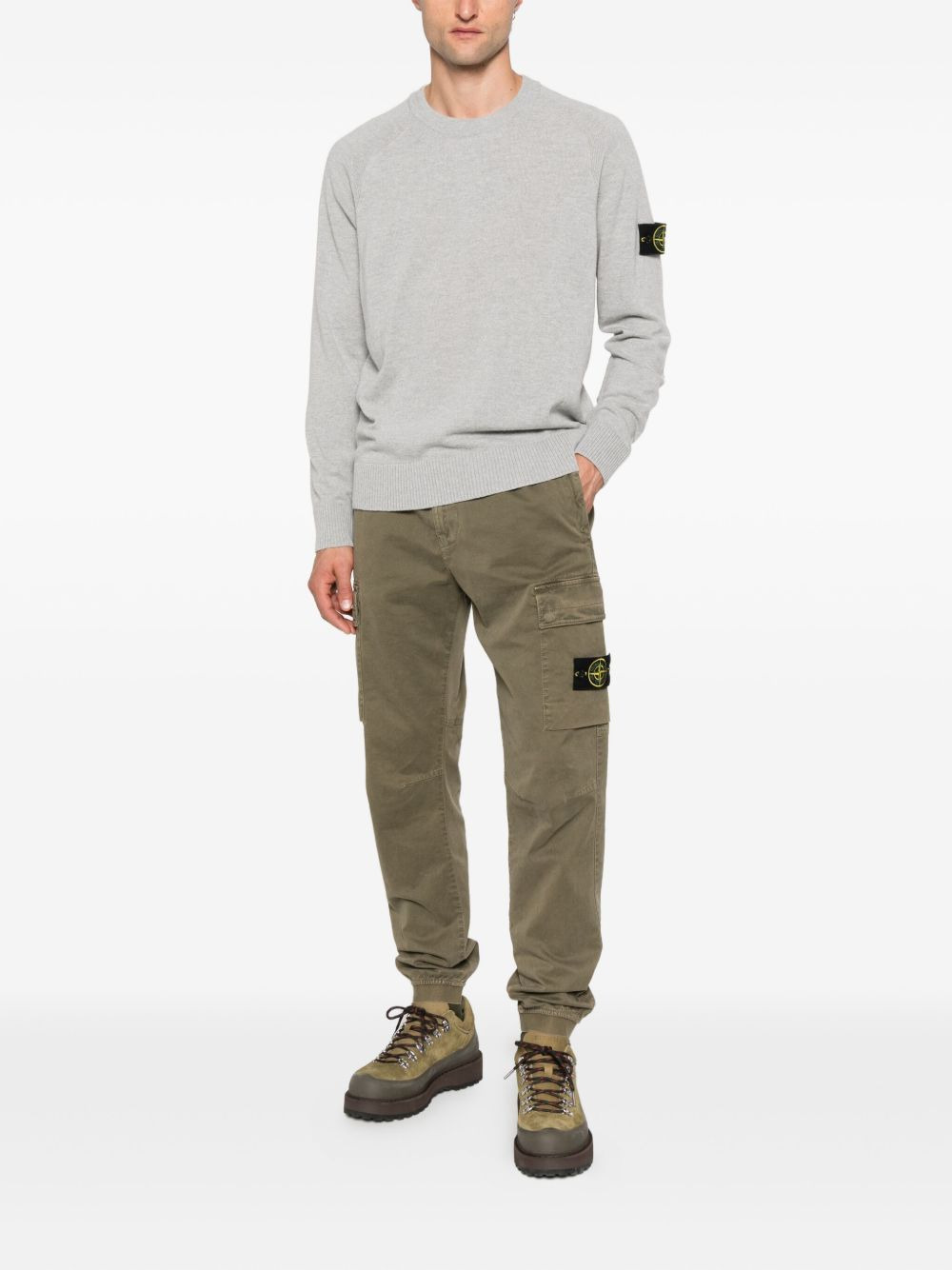 cargo pocket elasticated trousers - 2