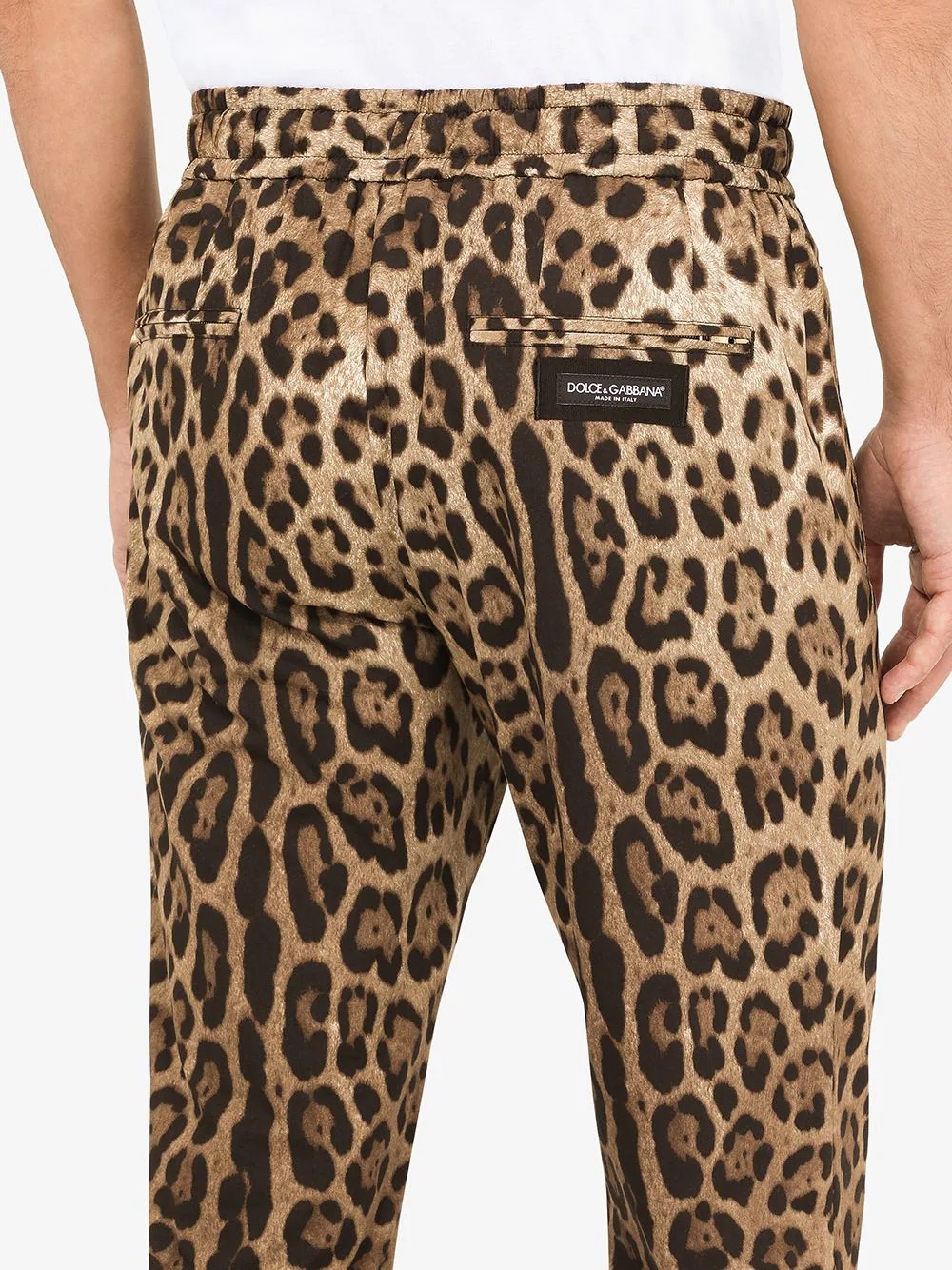 leopard-print sweatpants - 5