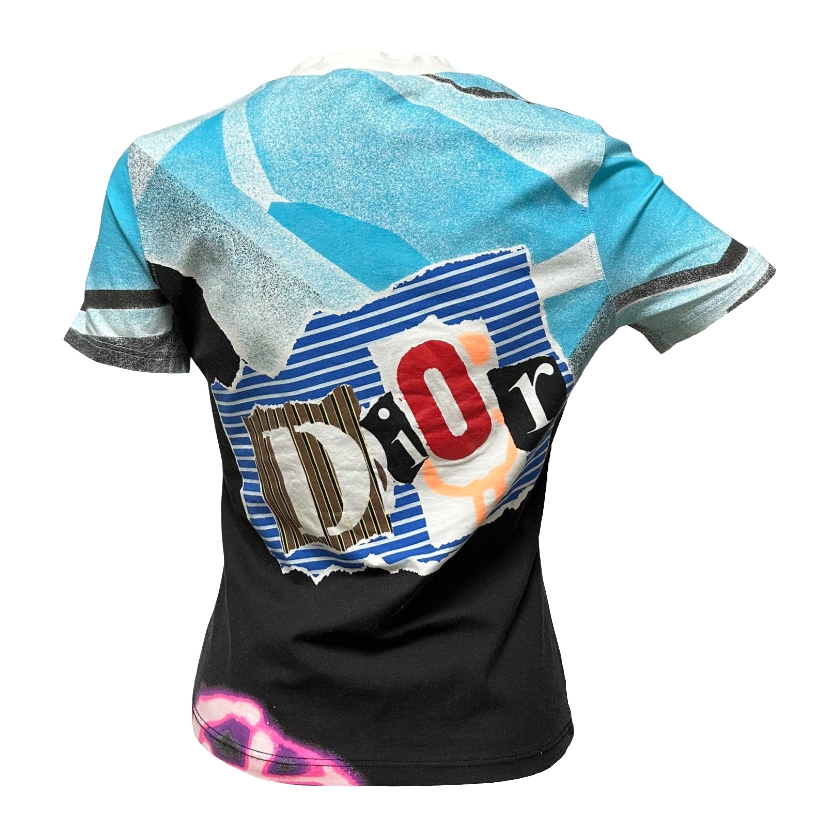 CHRISTIAN DIOR Spring Summer 2003 Graffiti Print T-Shirt - 2