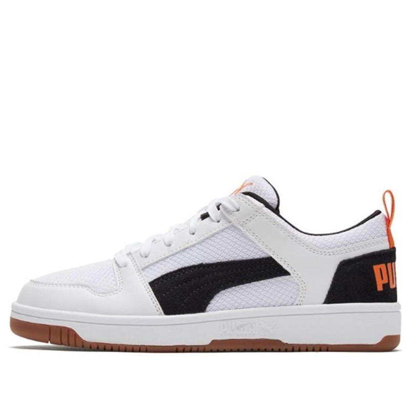 PUMA Rebound Layup Lo '화이트 블랙'370914-02 - 1