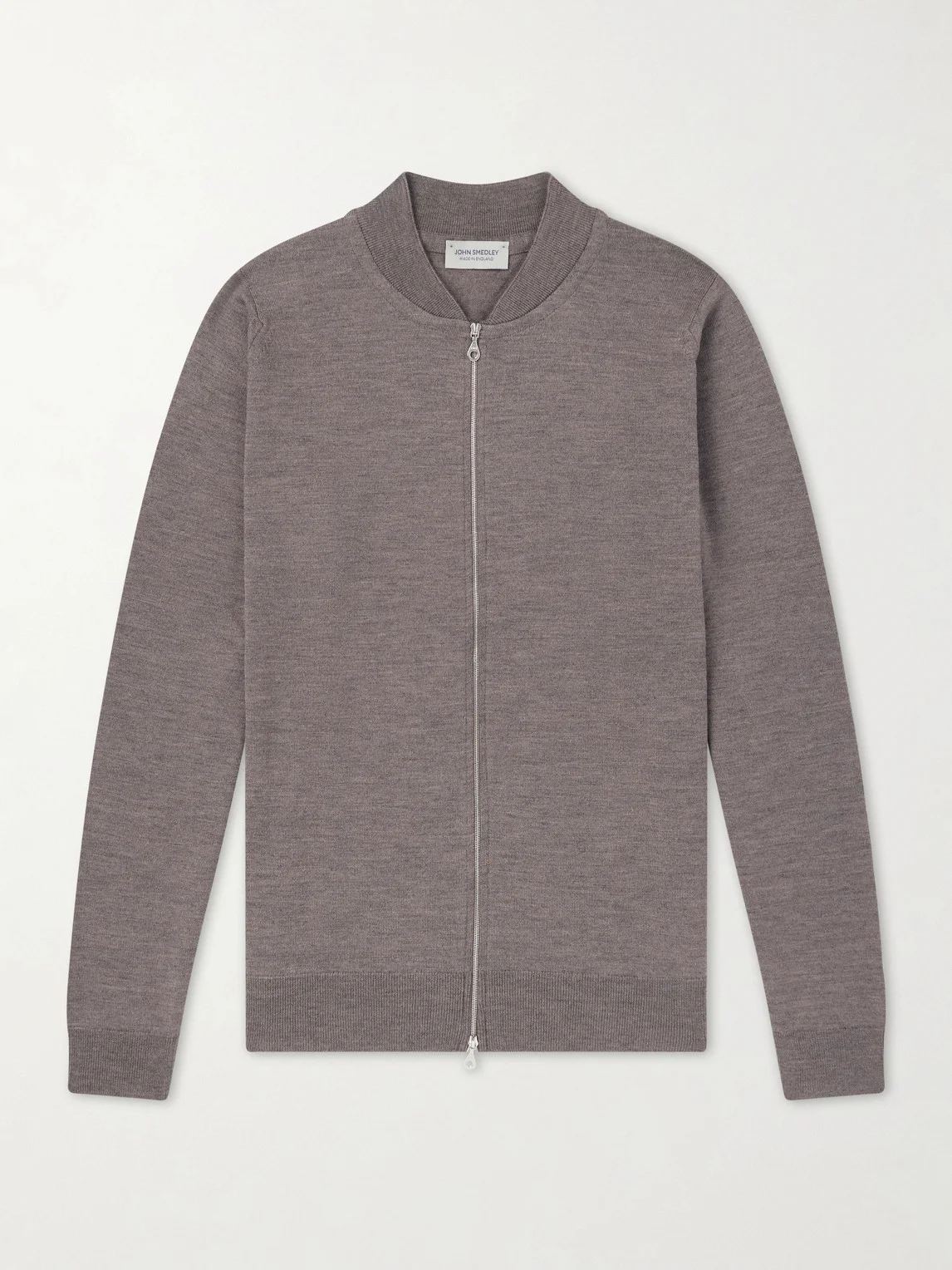 Maclean Merino Wool Zip-Up Sweater - 1