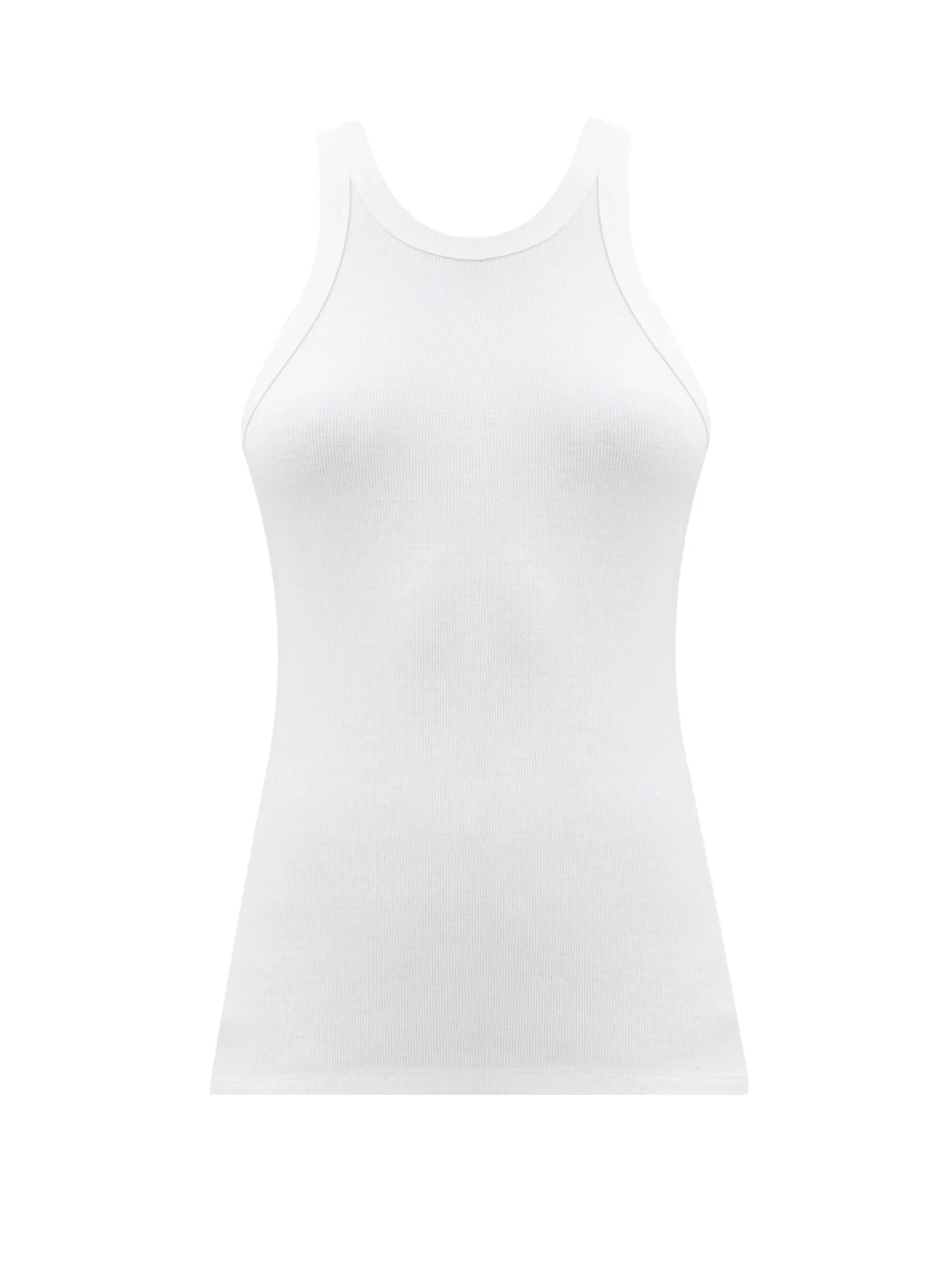 Espera ribbed organic cotton-blend tank top - 1