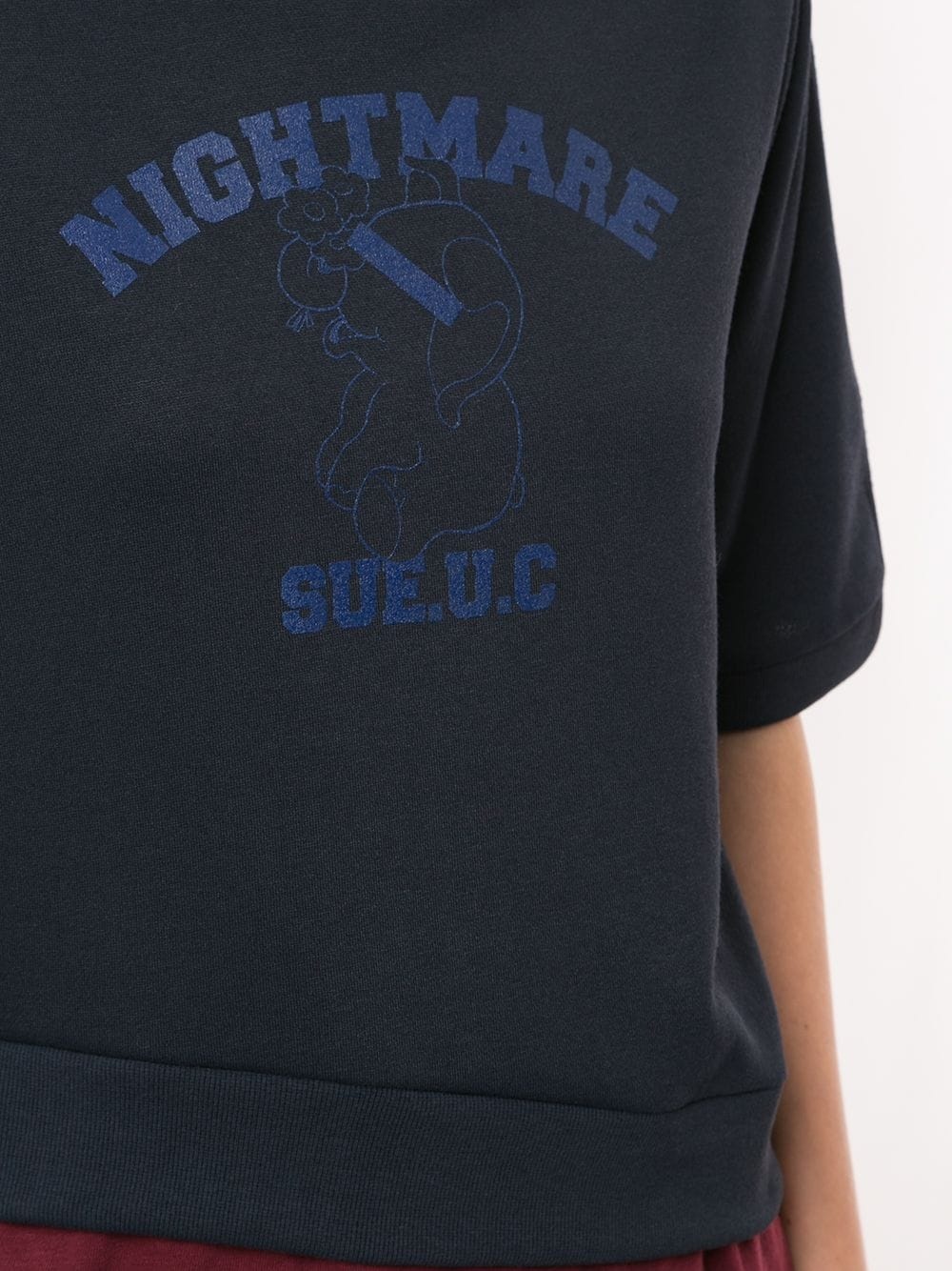 'Nightmare' graphic print T-shirt - 5