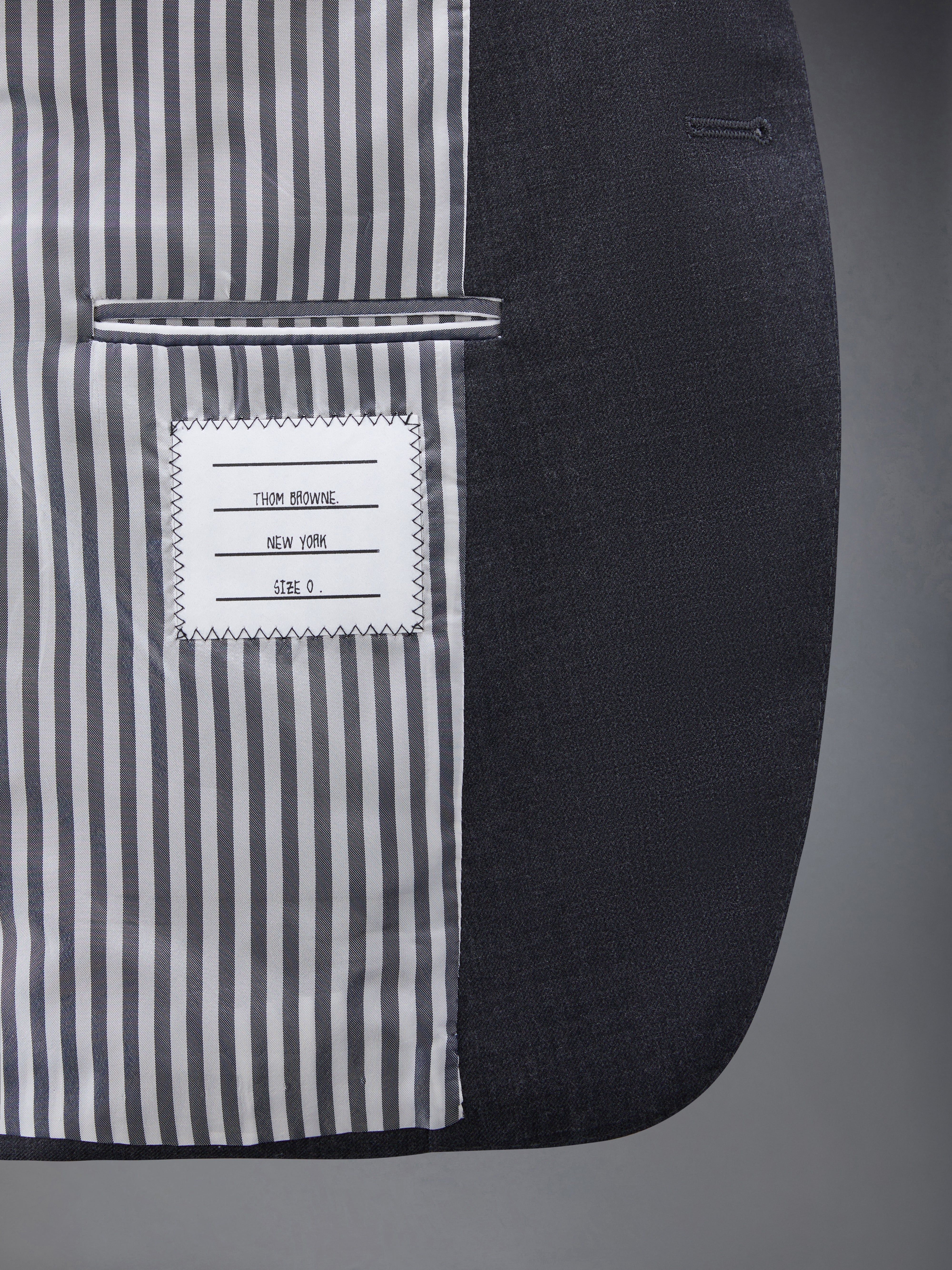 Dark Grey Super 120's Wool Twill Classic Suit and Tie - 6