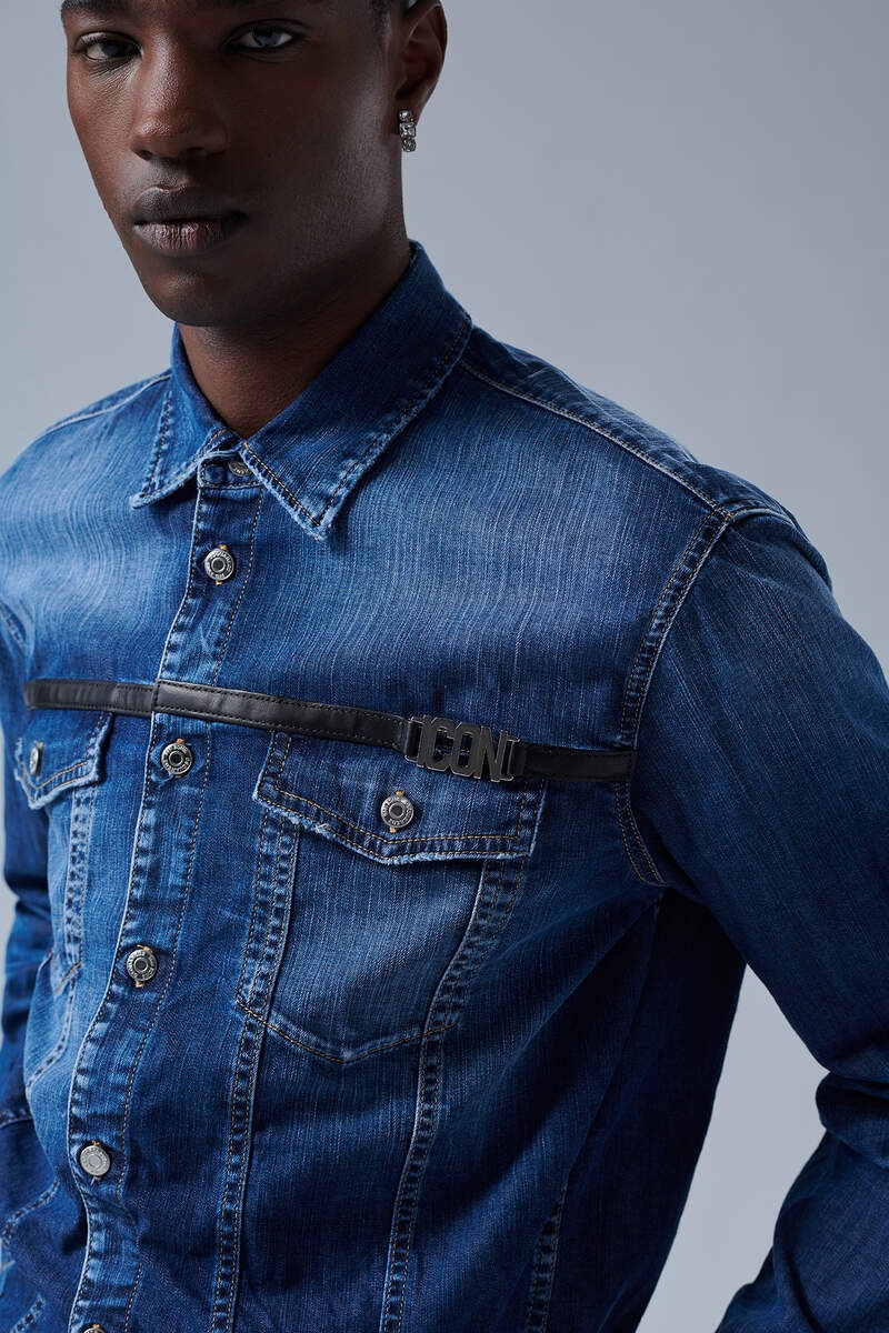 ICON DARK WASH REGULAR SHIRT - 4