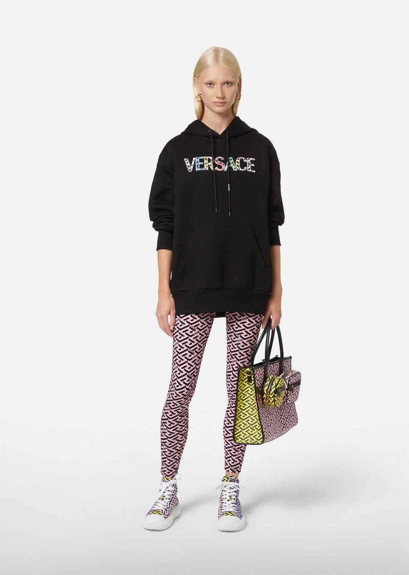 La Greca Print Leggings 4