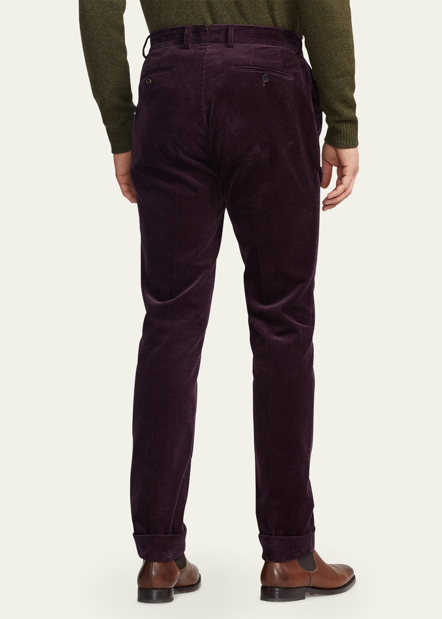 Men's Slim-Fit Corduroy Pants - 3