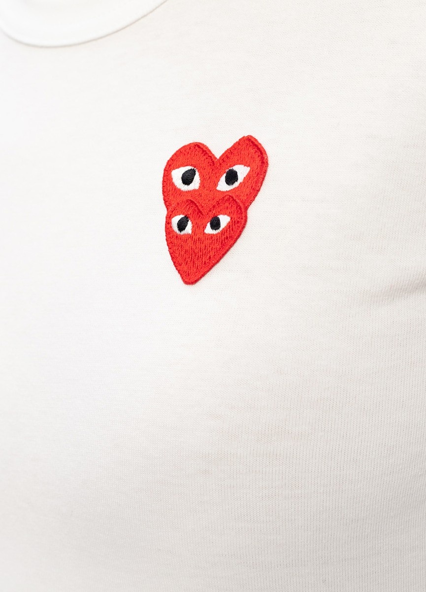 Comme des Garçons PLAY Logo T-shirt | 24s | REVERSIBLE