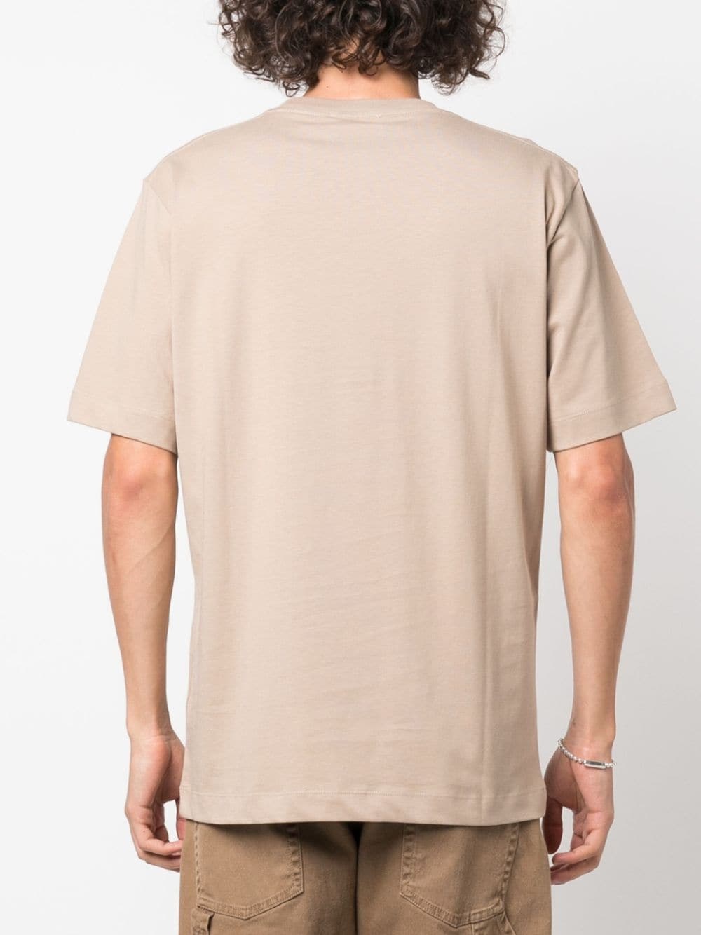 appliqué-logo organic-cotton T-shirt - 5