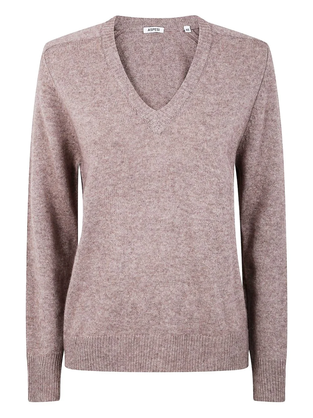 V-neck wool top - 1