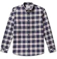 Button-Down Collar Checked Cotton-Flannel Shirt - 6