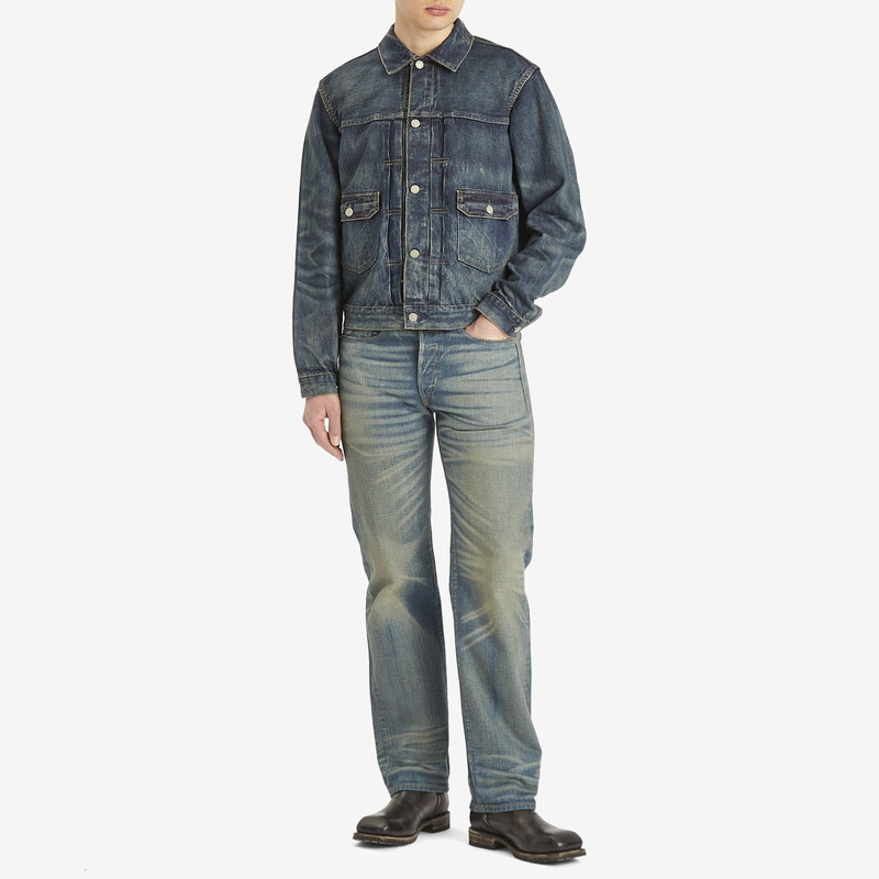 RRL by Ralph Lauren RRL Type 2 Denim Trucker Jacket outlook