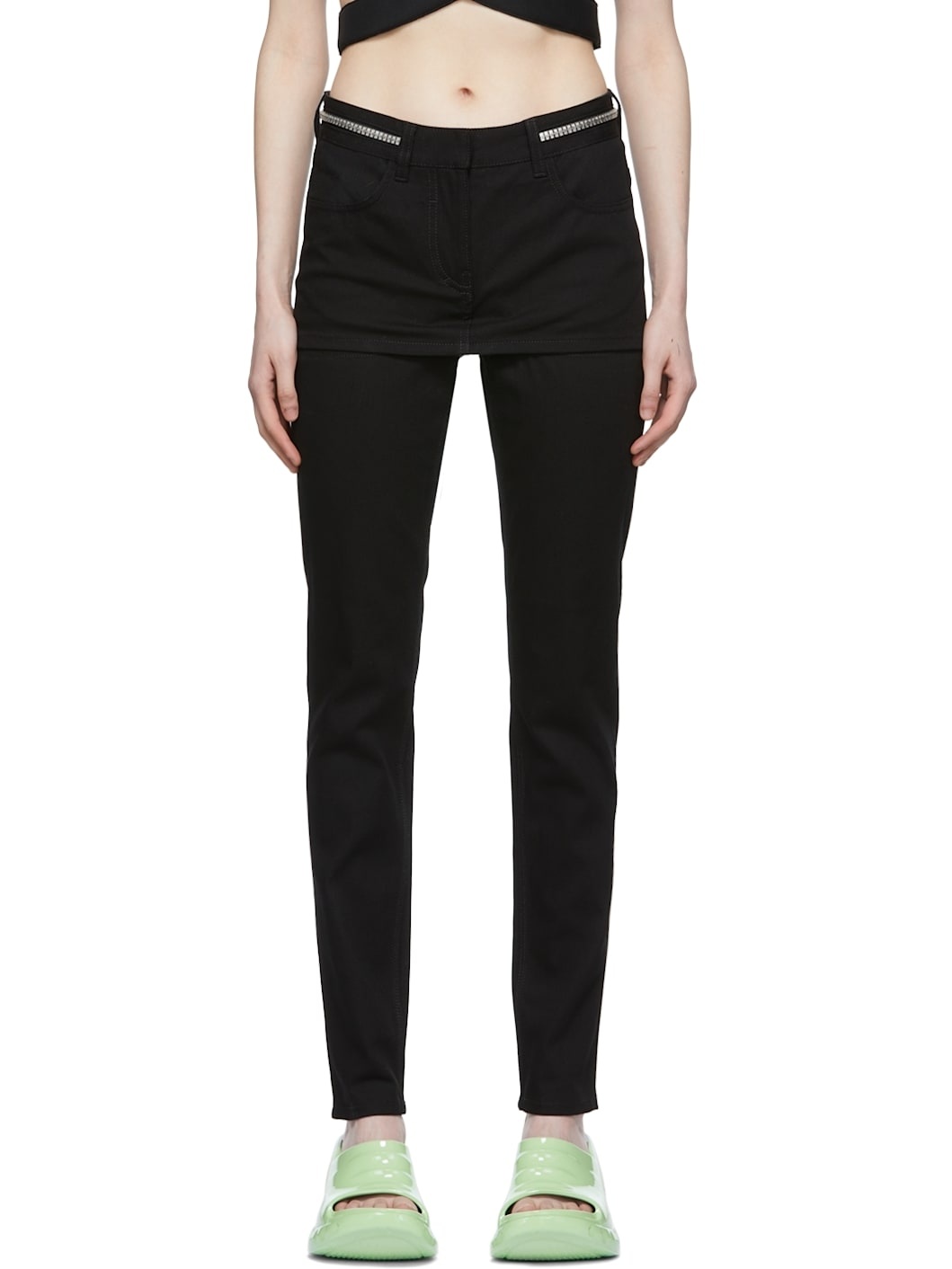 Black Slim-Fit Jeans - 1