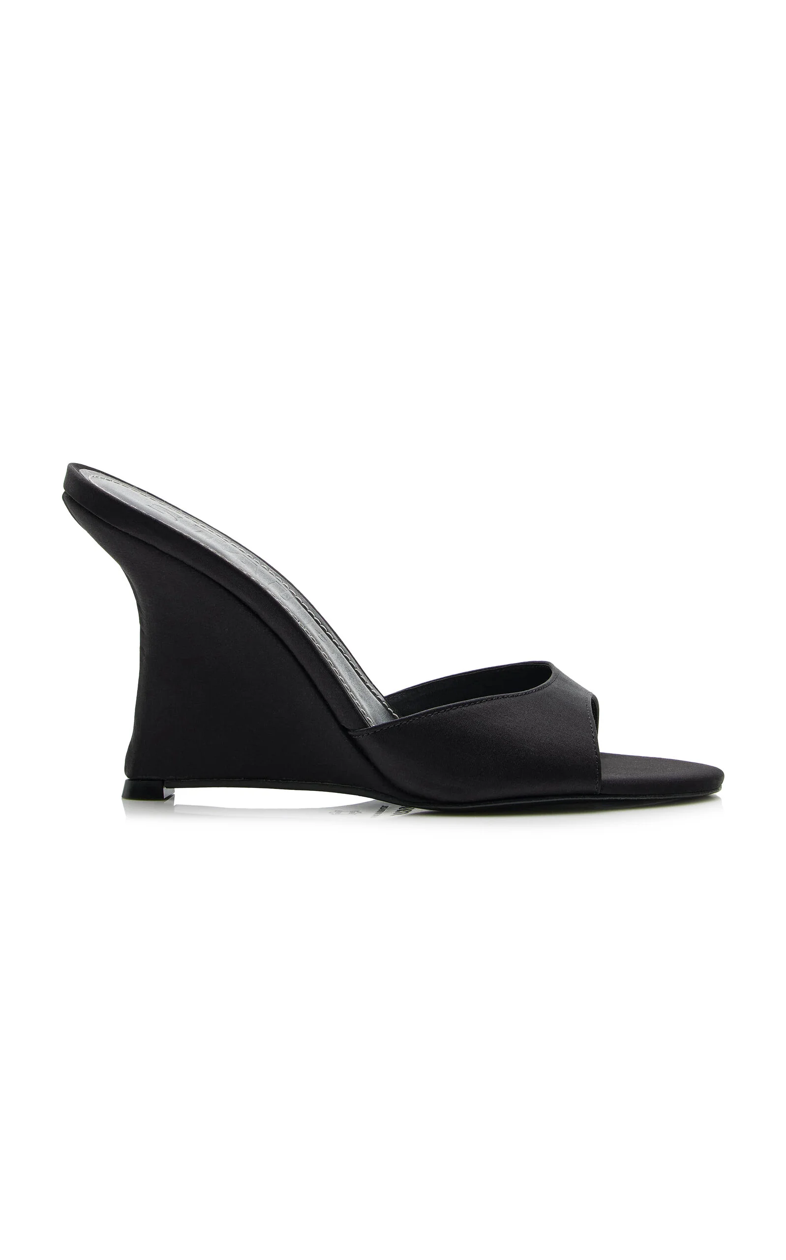 Brigette Satin Mules black - 1