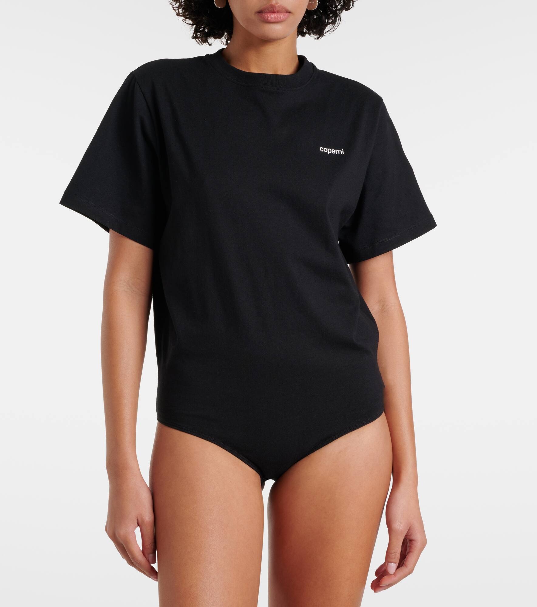 Logo cotton bodysuit - 3