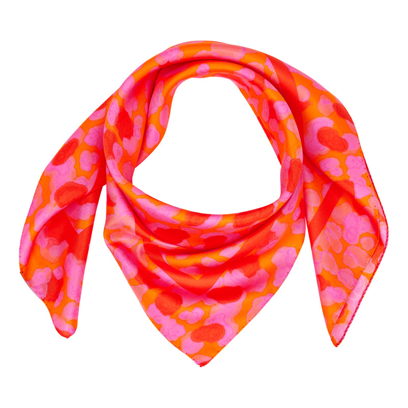 Vilebrequin Unisex Silk Scarf New Leopard outlook