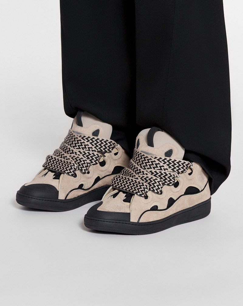 LEATHER CURB SNEAKERS 6