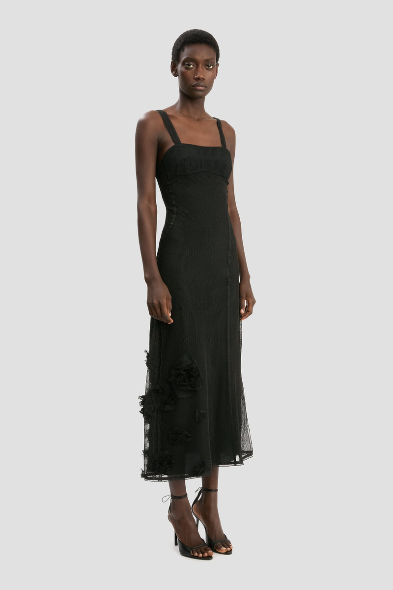 Panelled Cami Dress In Black 3
