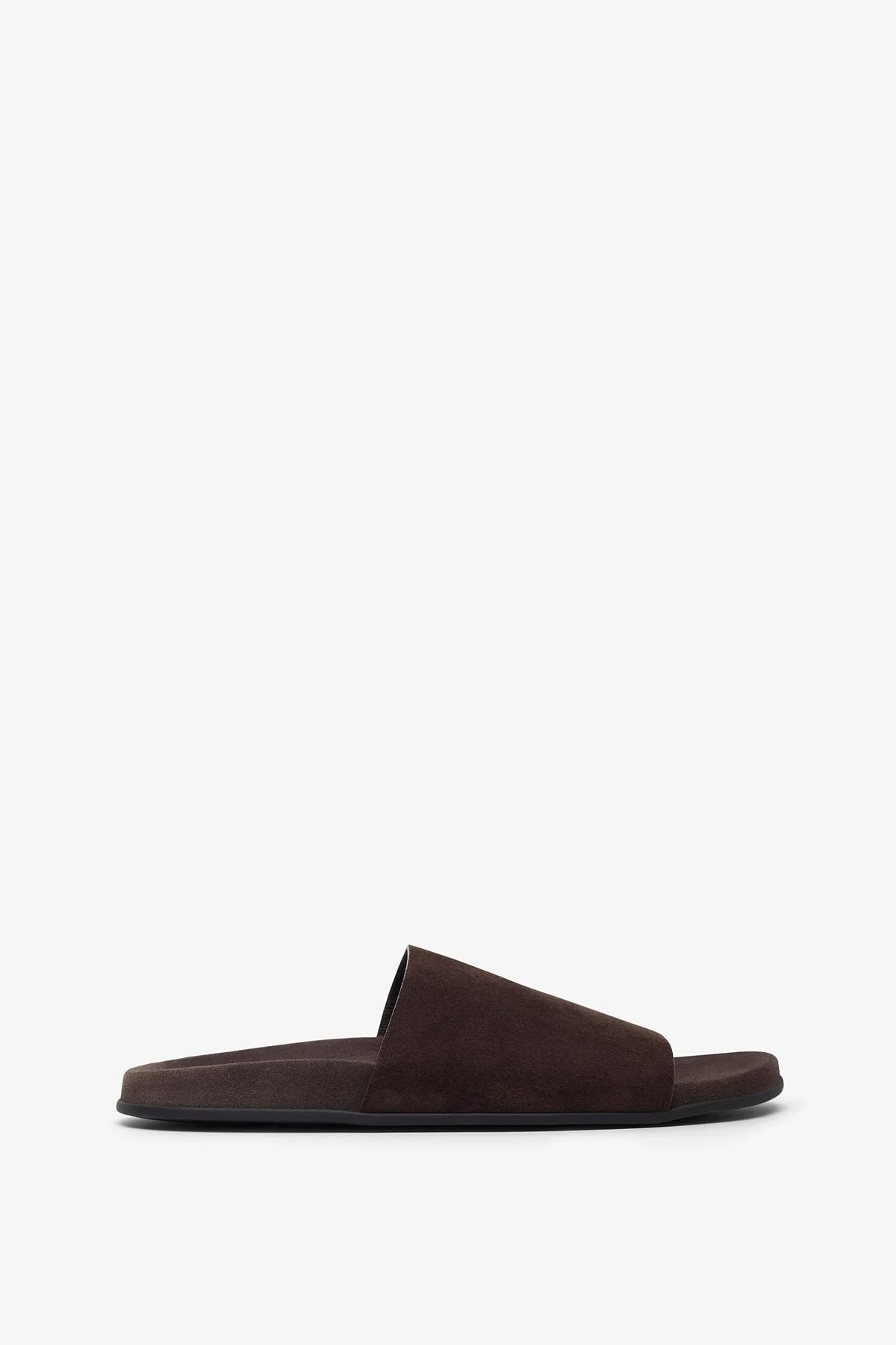 Hugh dark brown slides - 1