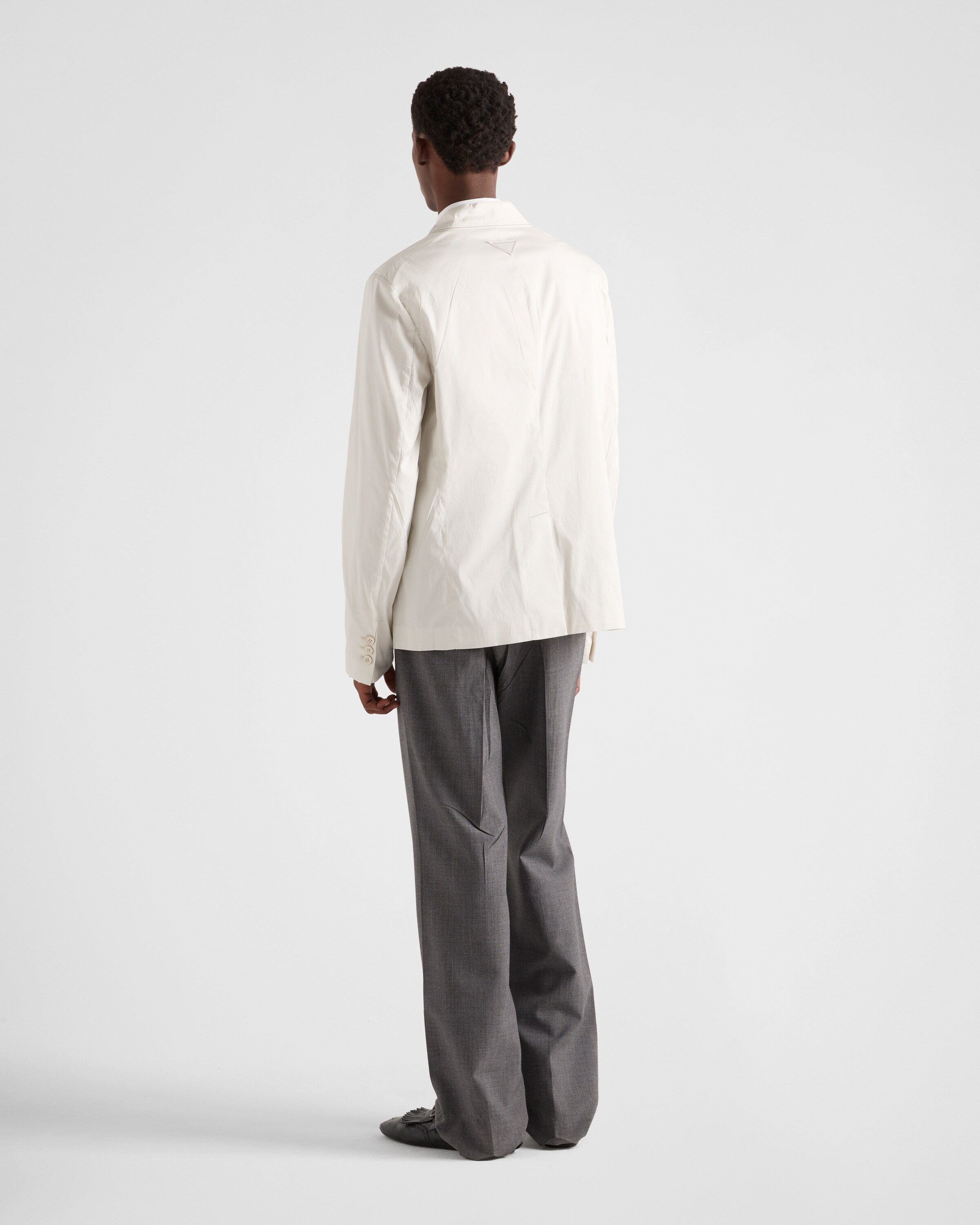 Single-breasted cotton jacket - 5