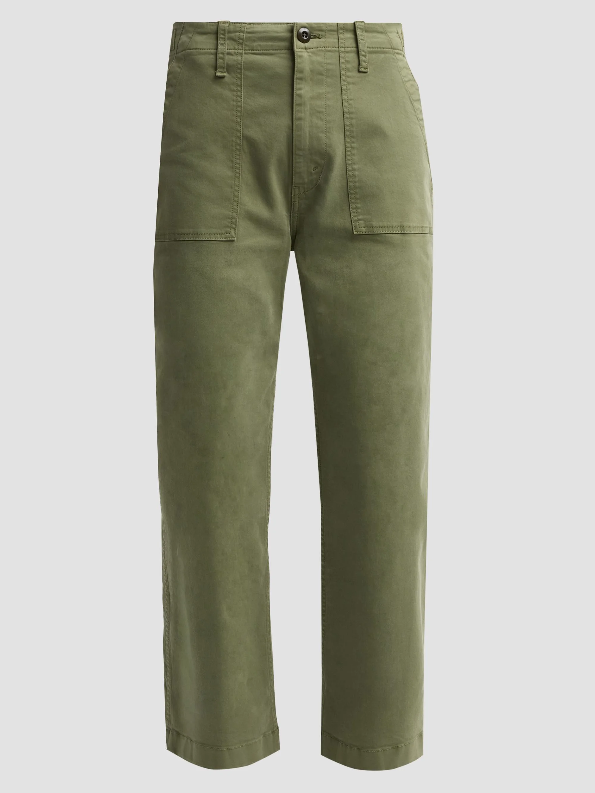 Women's The Trooper Stretch-Cotton Straight-Leg Pants - Desert Sage - 1