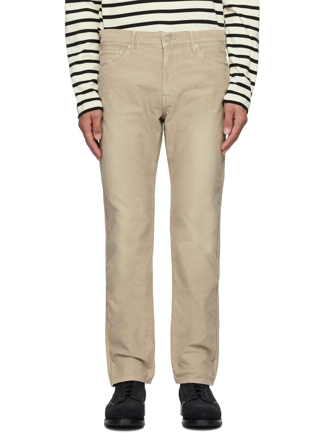 Beige Fluxus 19 G.Cords Jeans - 1