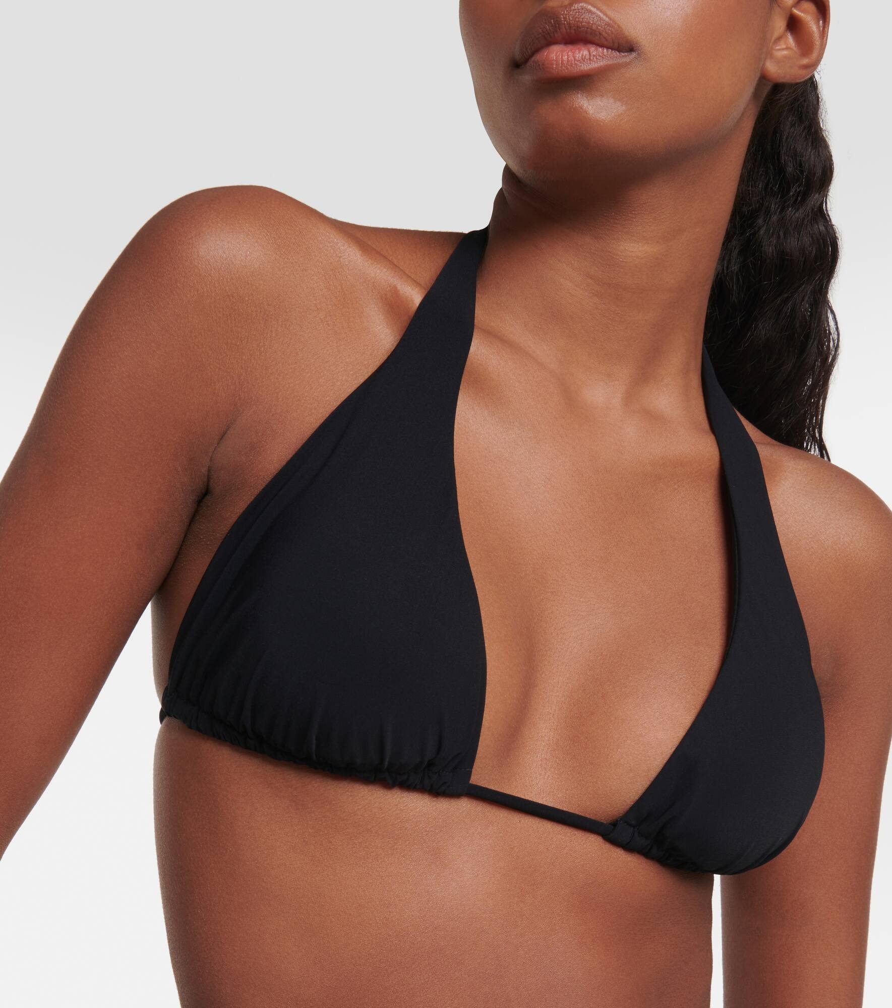 Halterneck bikini top - 4