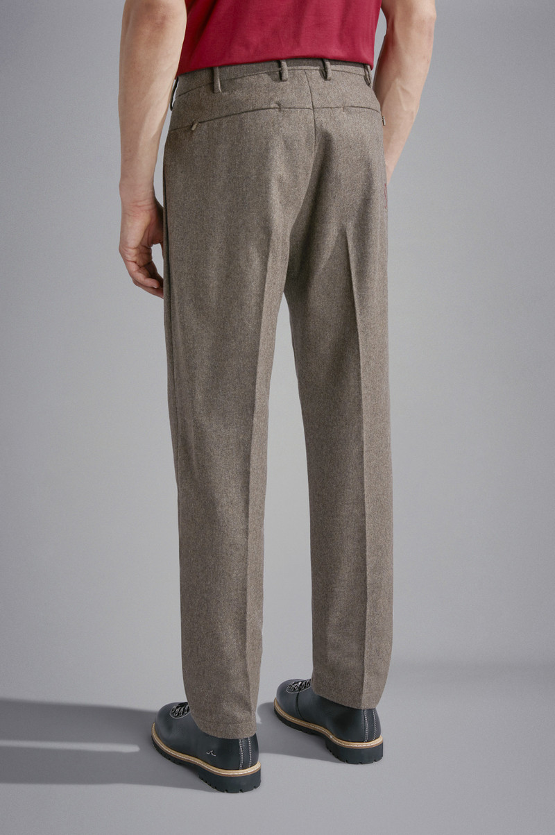 TECHNICAL WOOL CHINO TROUSERS 3