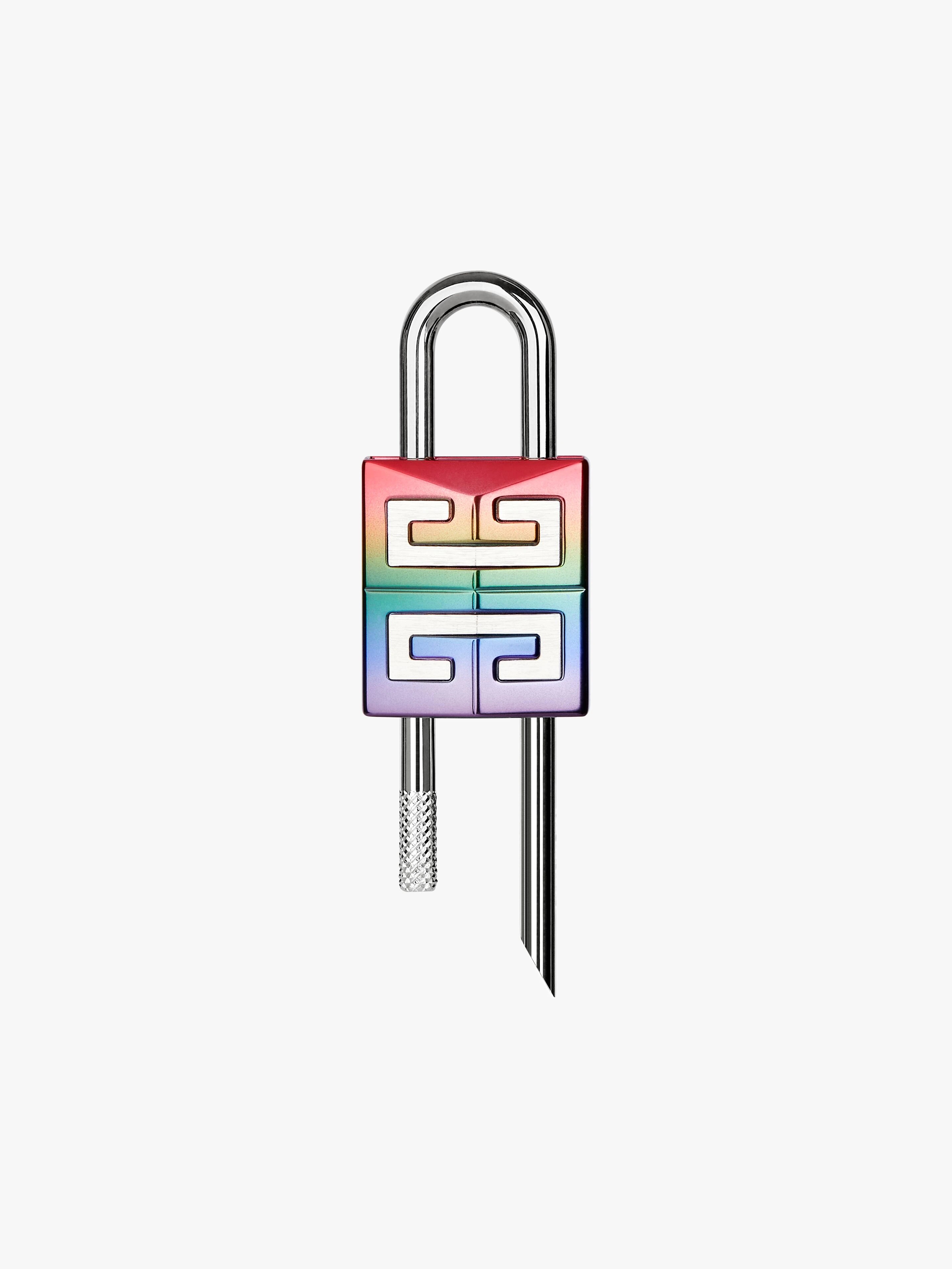 SMALL 4G PADLOCK IN TWO-TONE METAL - 1
