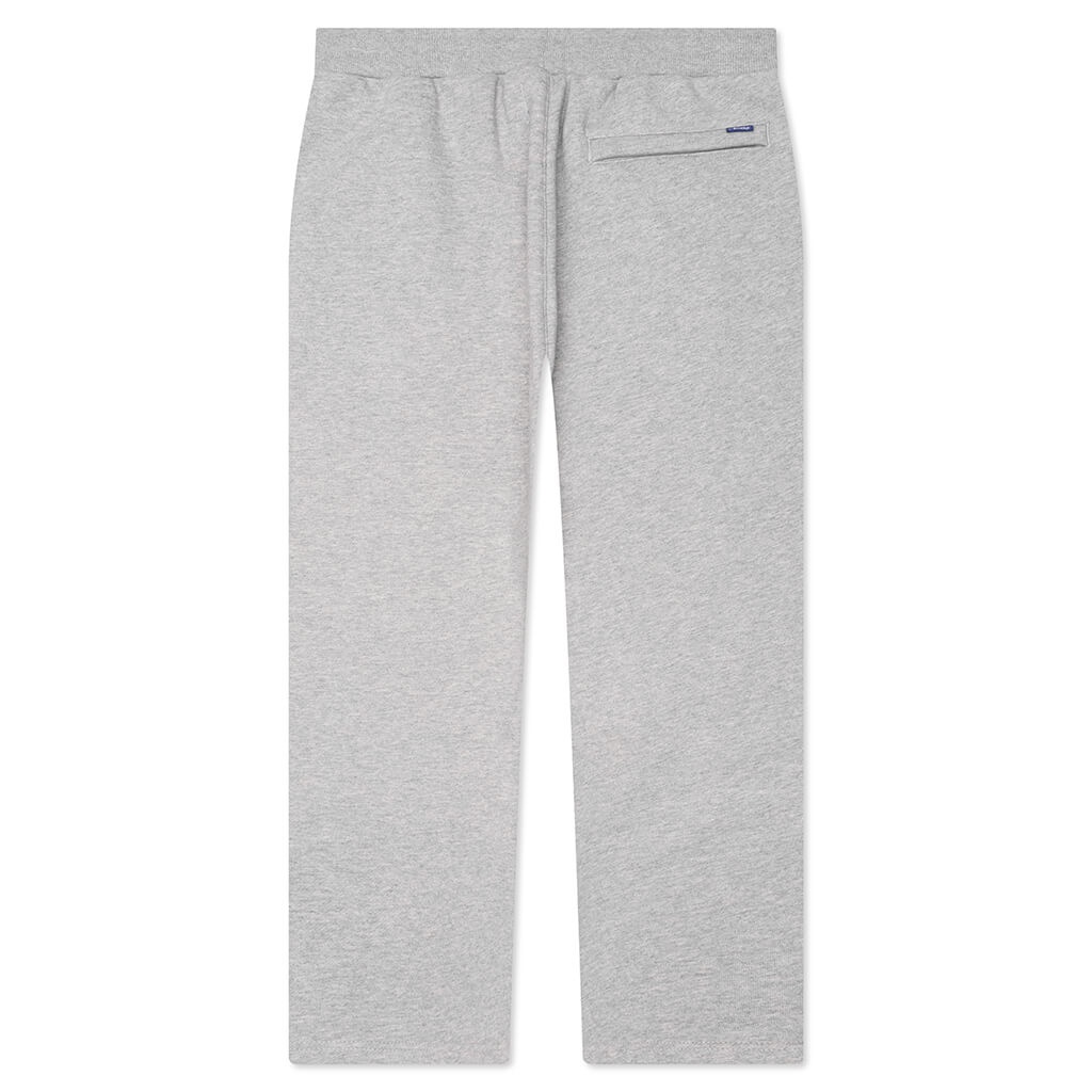 ALL CITY OPEN HEM SWEATPANTS - HEATHER GREY - 2