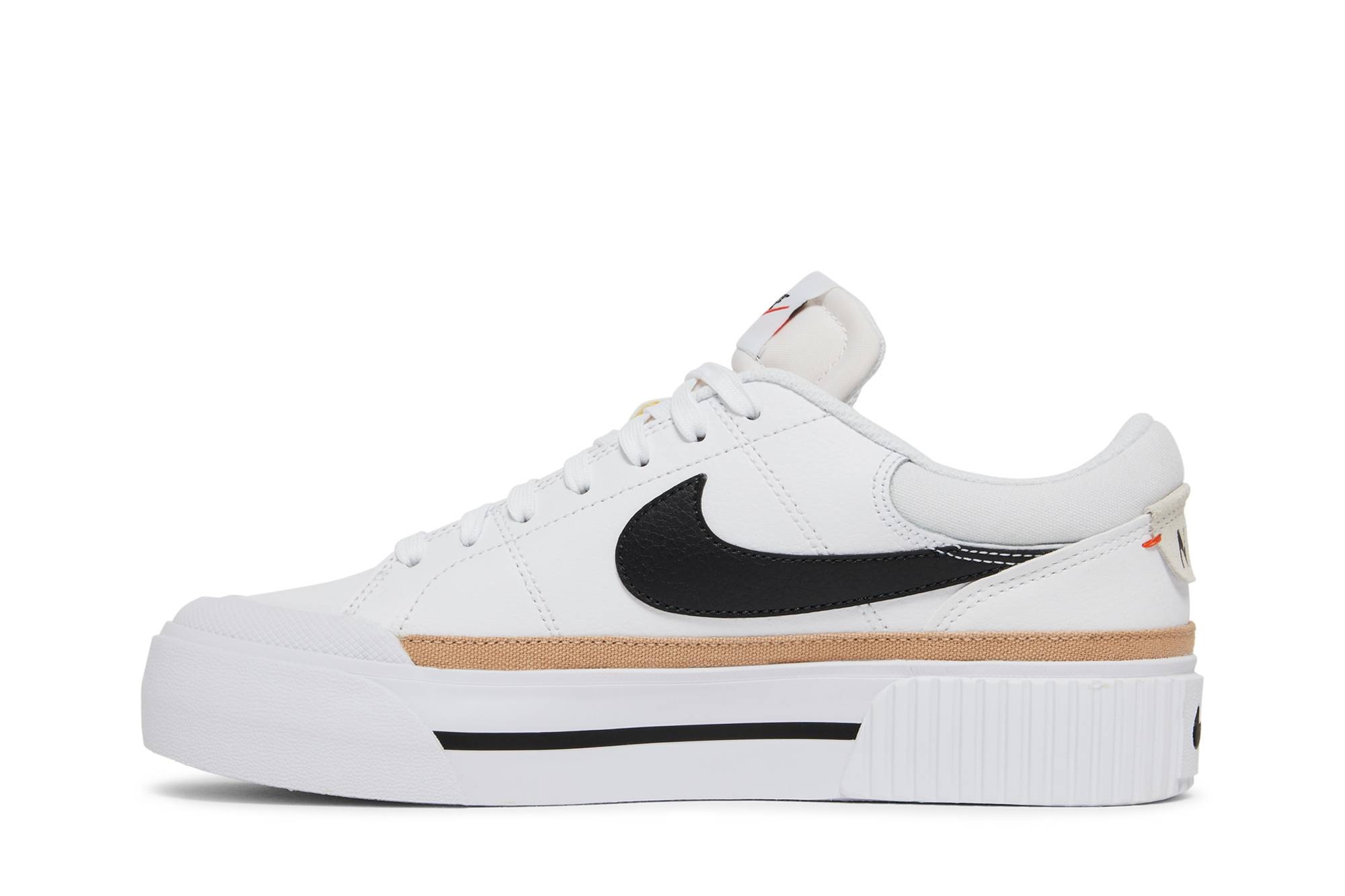 Wmns Court Legacy Lift 'White Hemp' - 3