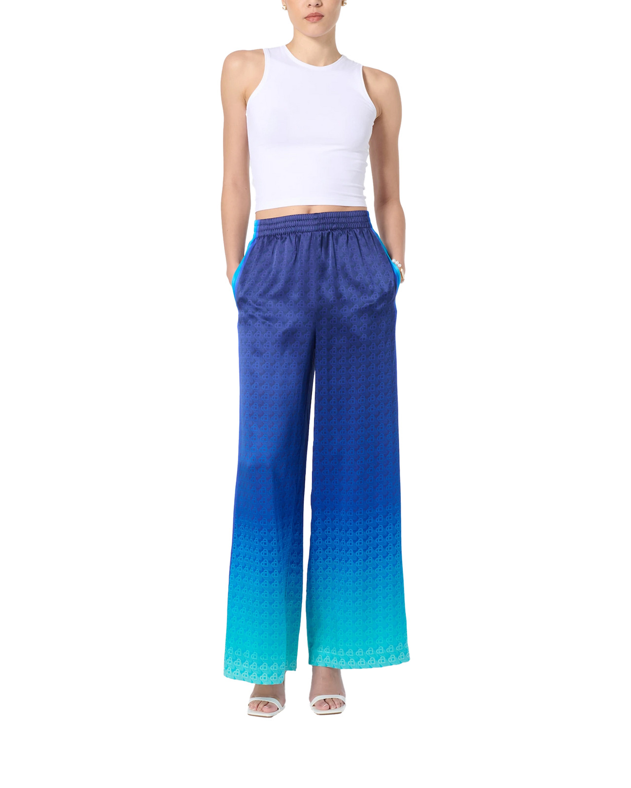The Night View Wide Leg Trousers - 2