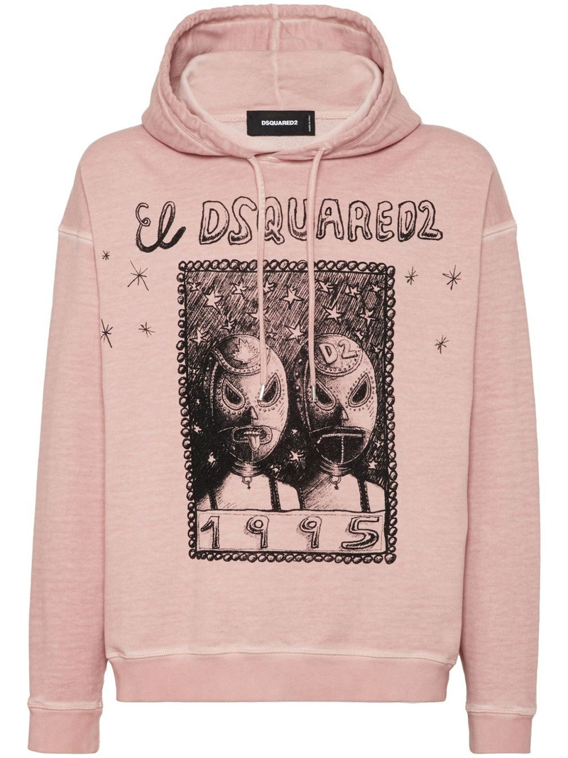 graphic-print hoodie 1