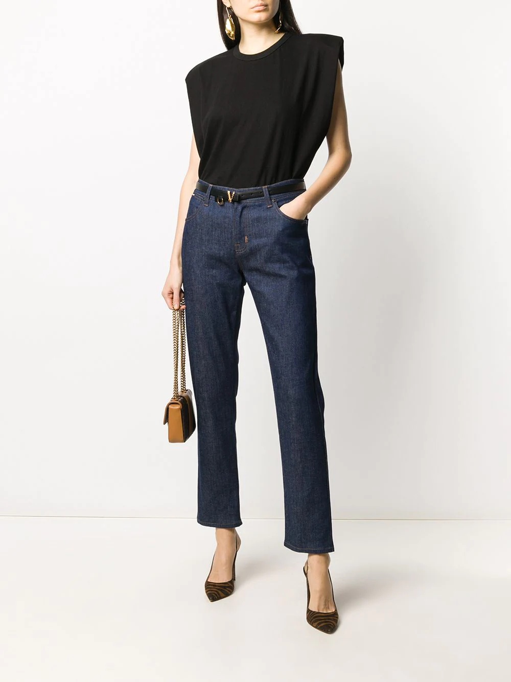 mid-rise skinny jeans - 2