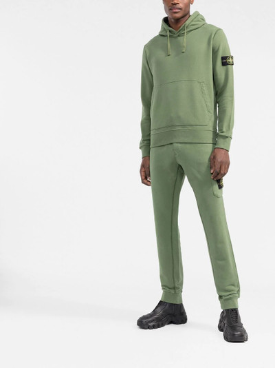 Stone Island tapered fleece track trousers outlook