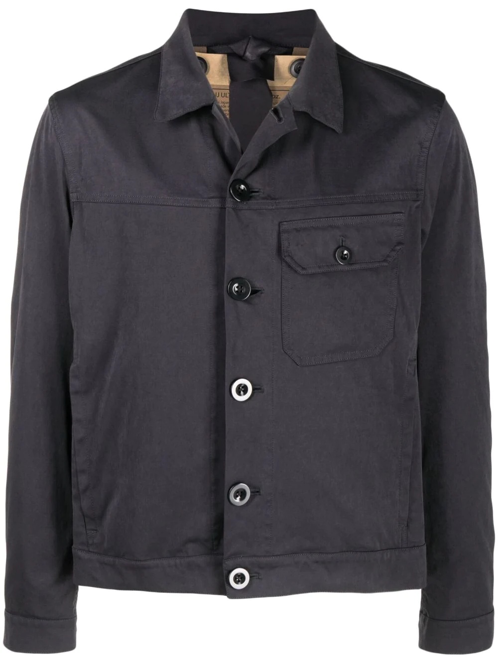 button-down cotton jacket - 1