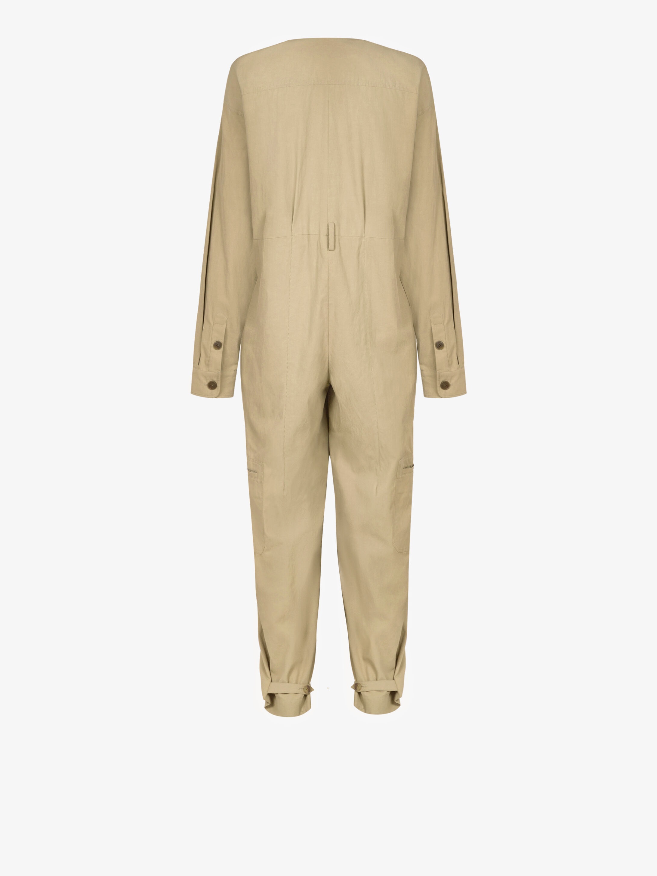 Masculine multipockets jumpsuit with belt - 4