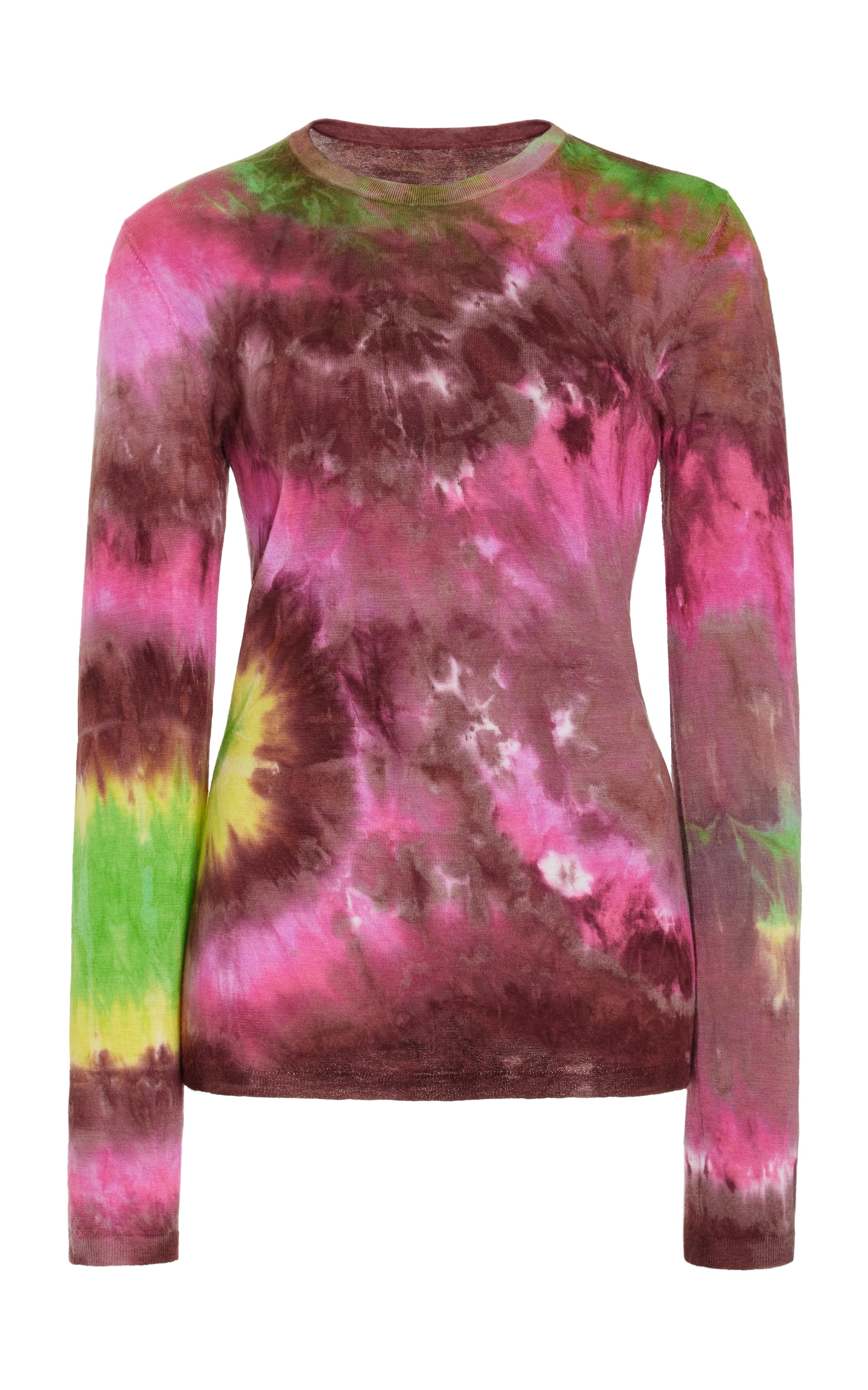 Miller Sweater in Tie Dye Cashmere - 1