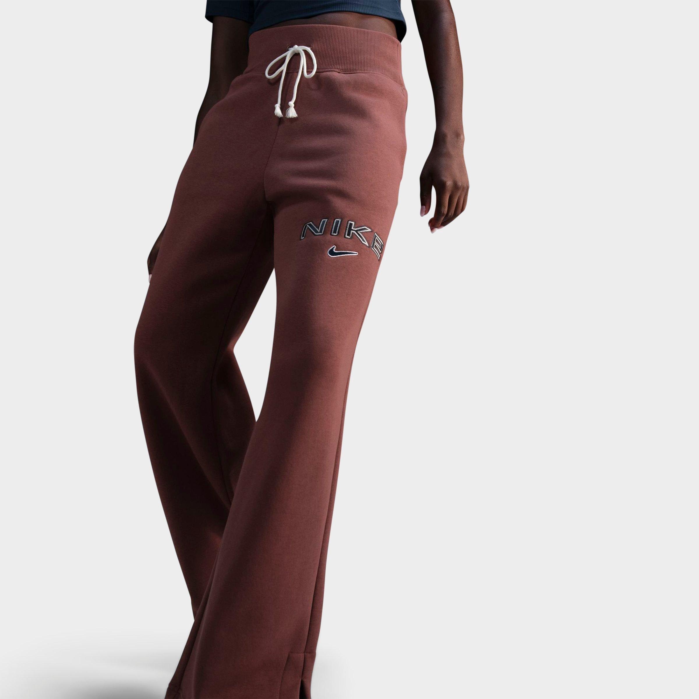 WOMEN'S NIKE SPORTSWEAR PHOENIX FLEECE HIGH-WAISTED WIDE-LEG LOGO PANTS - 1