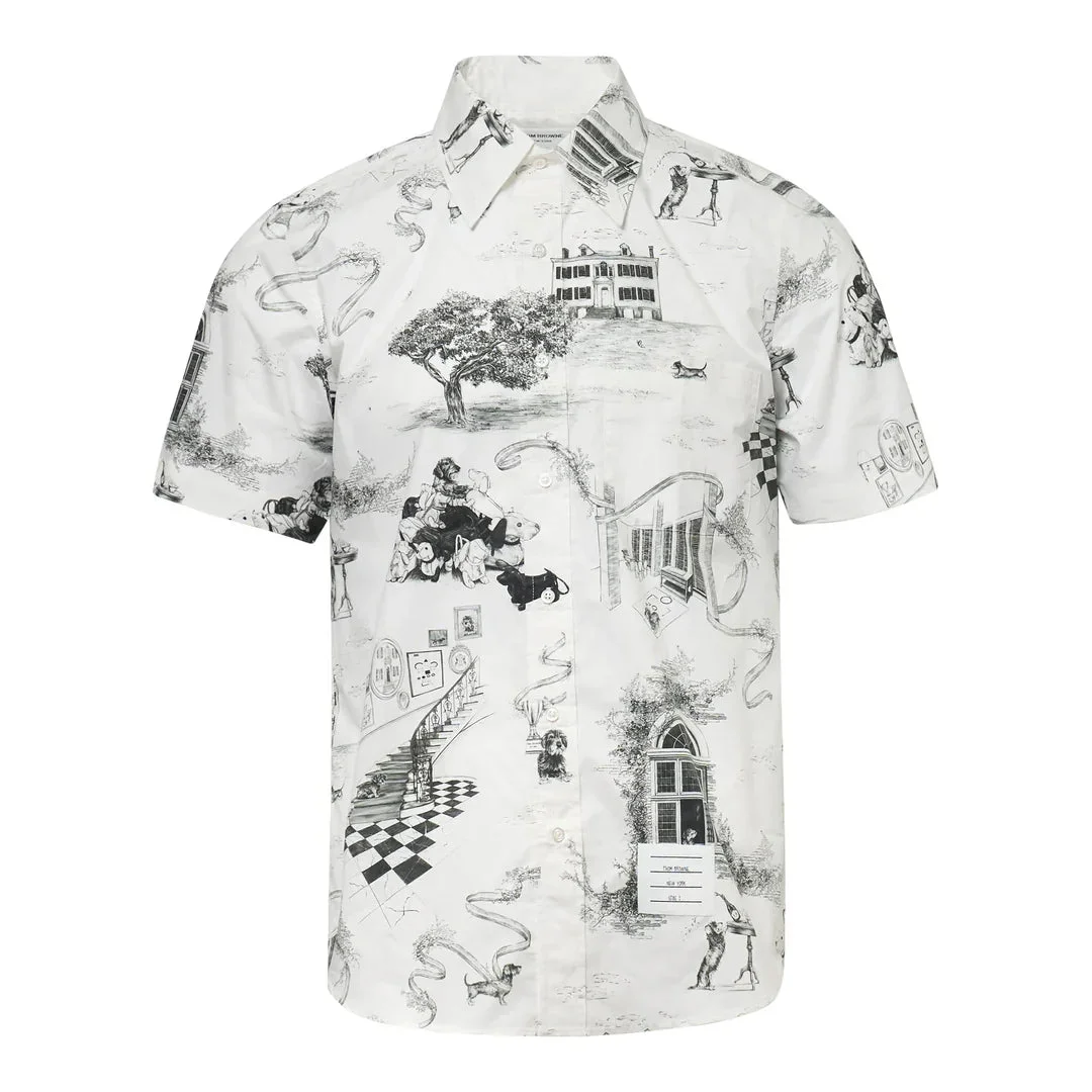 Button Down Short Sleeve Shirt - 1