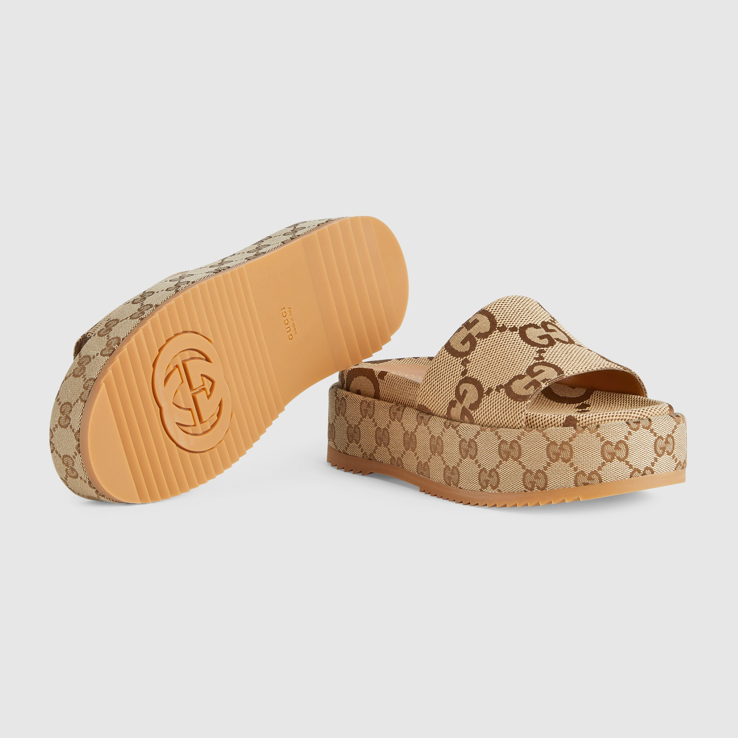 Women's platform slide sandal - 6