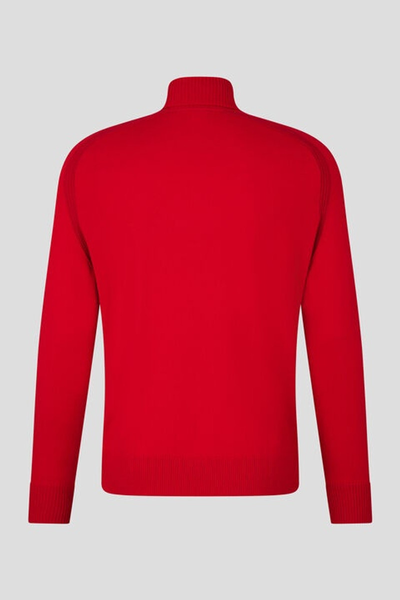 BOGNER Gordon Turtleneck pullover in Red outlook