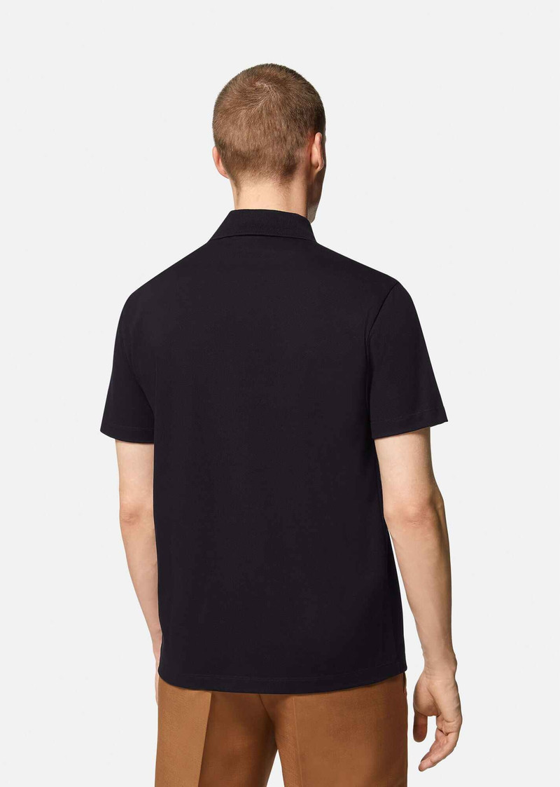 Medusa Embroidered Polo Shirt 4