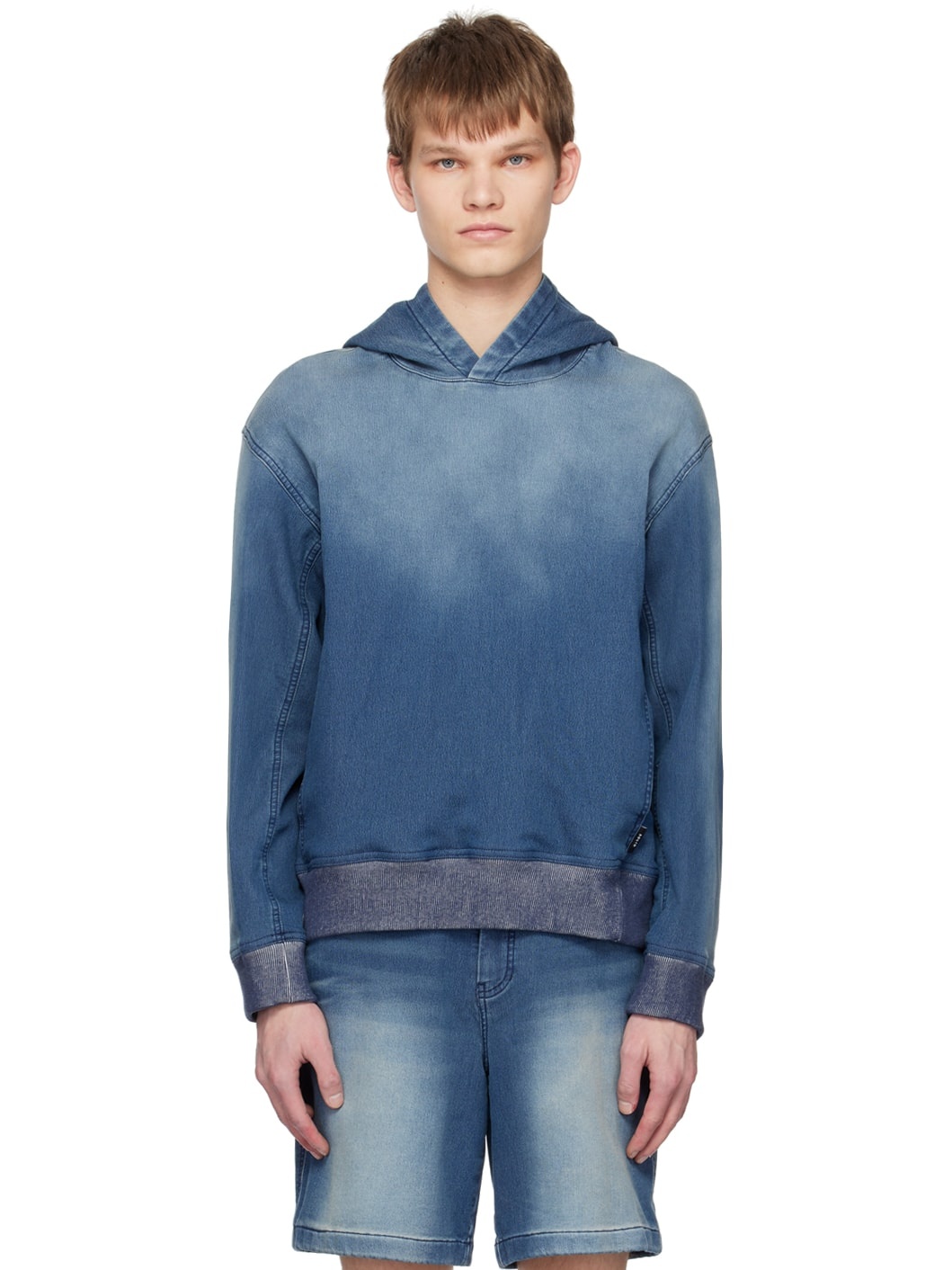 Blue Gradient Hoodie - 1