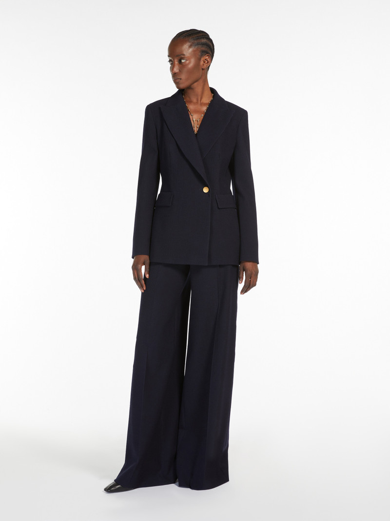 Max Mara OSOL Wool cordonet trousers outlook