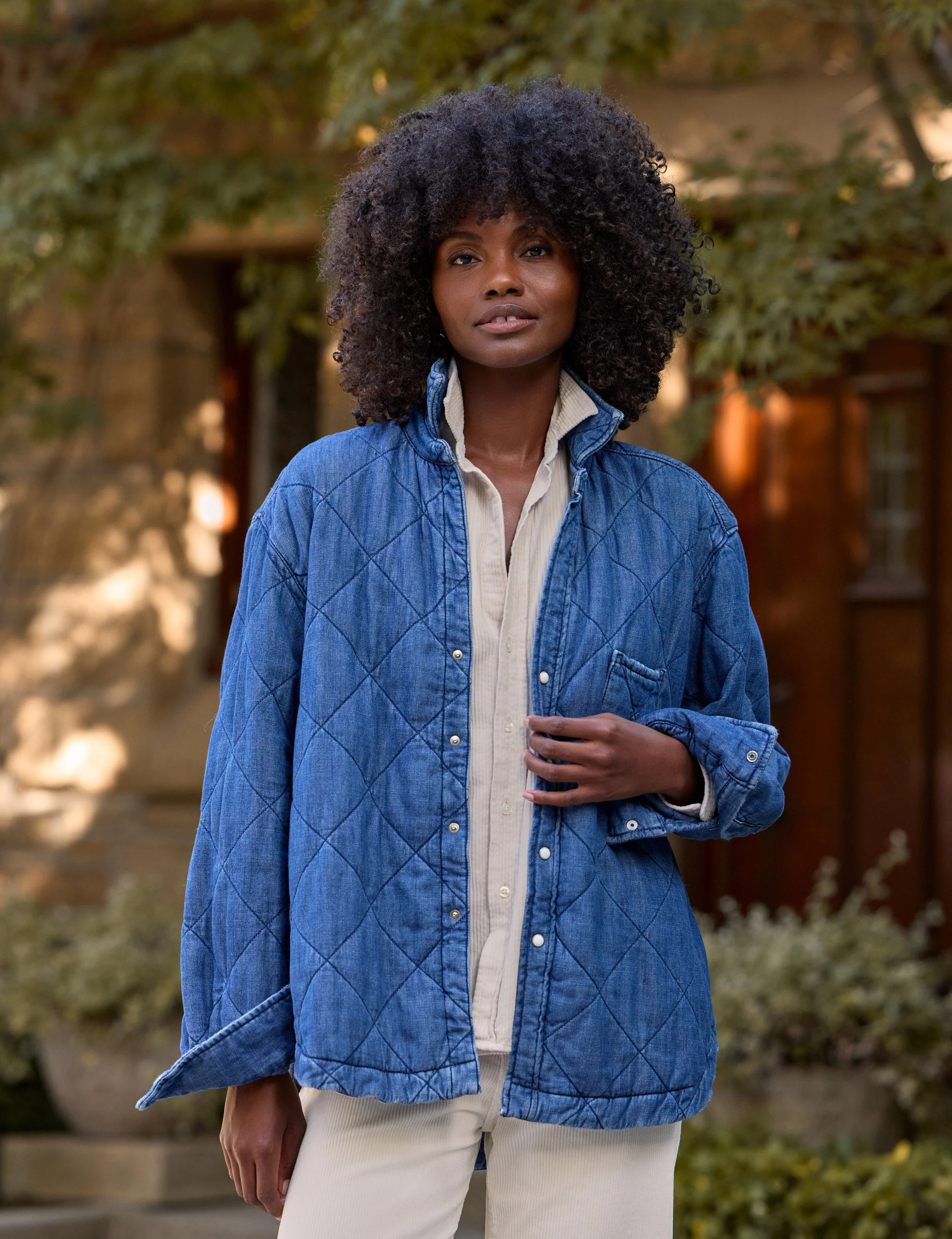 Quilted Shirt Jacket - 1