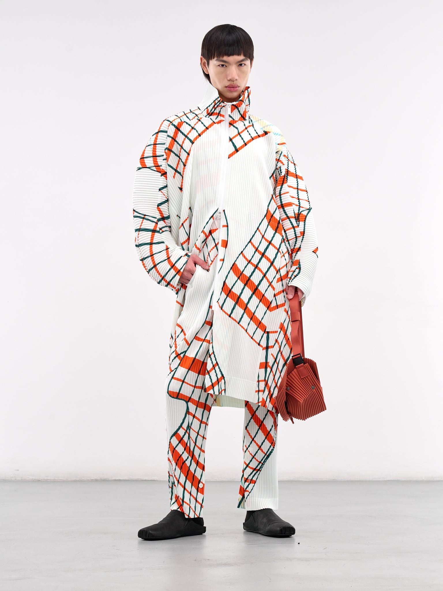 Windswept Plaid Pleated Trousers - 6