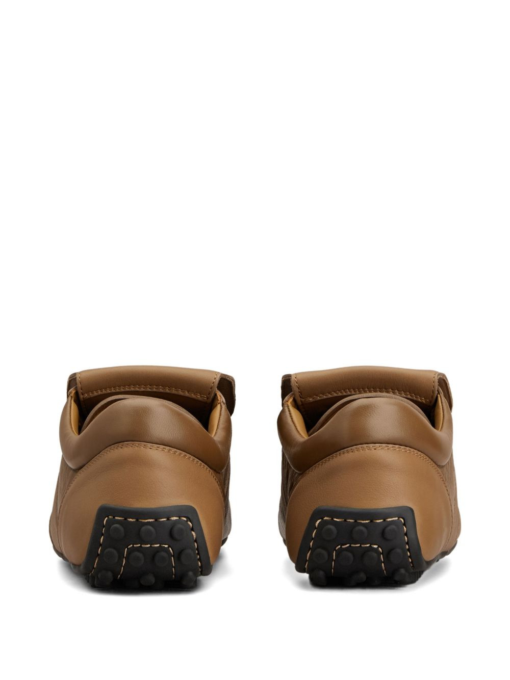 leather strap trainers - 3