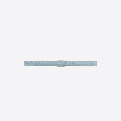 BALENCIAGA Women's Bb Thin Belt in Blue outlook